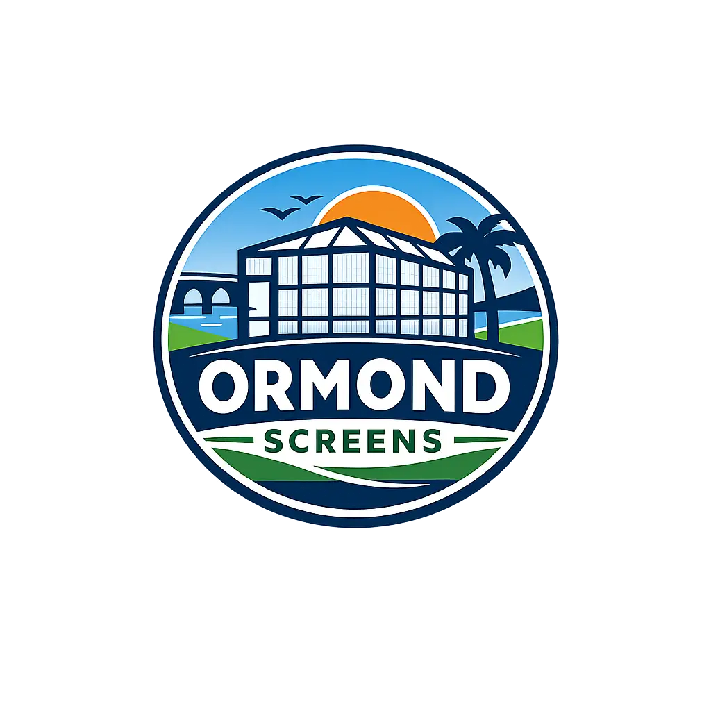 Ormond Screens logo for pool and patio screen enclosures in Ormond, FL